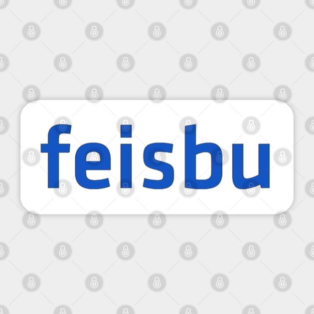 El Feisbu Sticker by santillanesarte